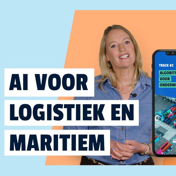 Campagnebeeld AI voor logistiek en Maritiem