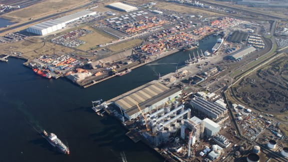 Aerial photo of PD Ports