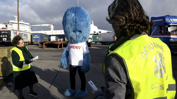 Flyeractie tijdens landelijke Brexit Actiedag