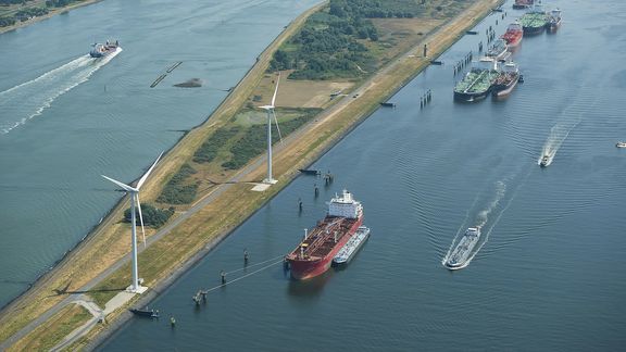 The port of Rotterdam