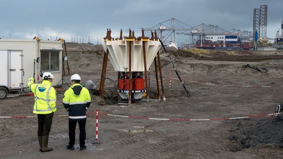 Palenproef op de Maasvlakte