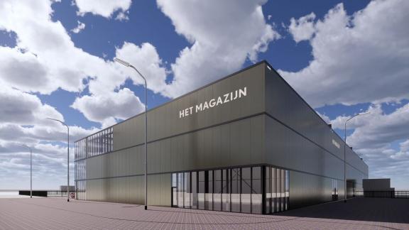 Het magazijn artist impression