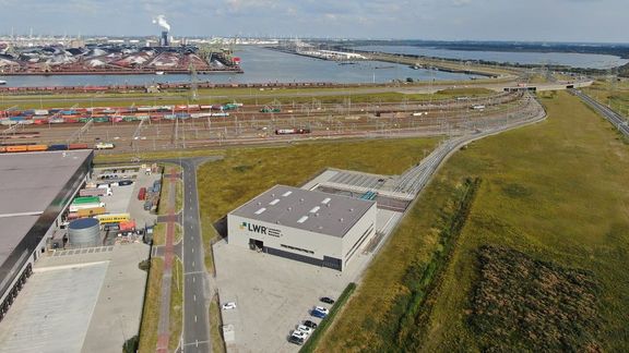 De locomotiefwerkplaats in Rotterdam