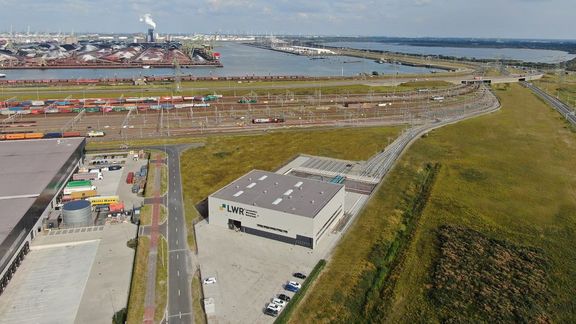 The locomotive workshop in Rotterdam