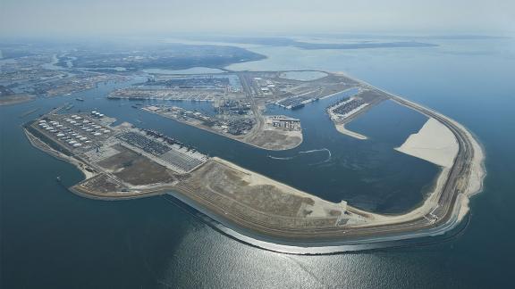 Maasvlakte 2 luchtfoto