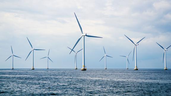 Wind mills at sea