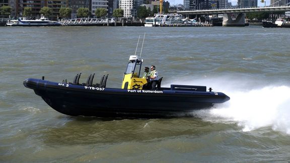 De RPA5, de supersnelle nieuwe boot van het Havenbedrijf Rotterdam