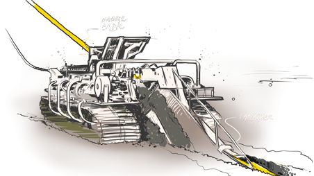 Infographic: Cable-laying techniques