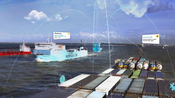 Ships with visual digital sensors