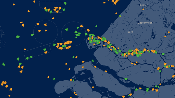 Shiptracker kaart