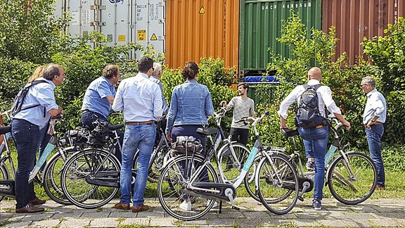 Rondleiding door de Rotterdamse haven per fiets