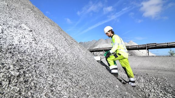 Man shoveling coal