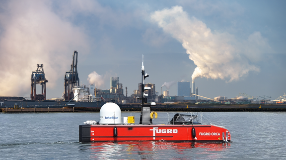 The Blue Essence, first offshore certified unmanned vessel (USV)