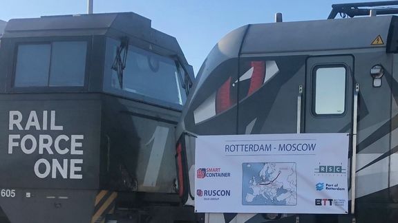 Rail Force One tussen Rotterdam en Moskou