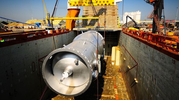 Breakbulk buis in een schip