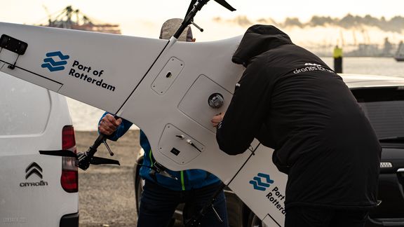 Avy Drone op de Maasvlakte