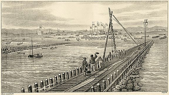 Nieuwe Waterweg 150 jaar geleden
