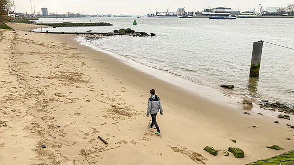 Strandje Quarantaineterrein Rotterdam