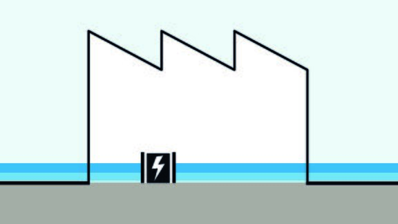 Waterdichte barrière assets en nutsvoorzieningen