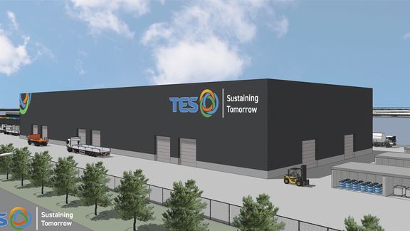 TES Recyclingfabriek voor autobatterijen