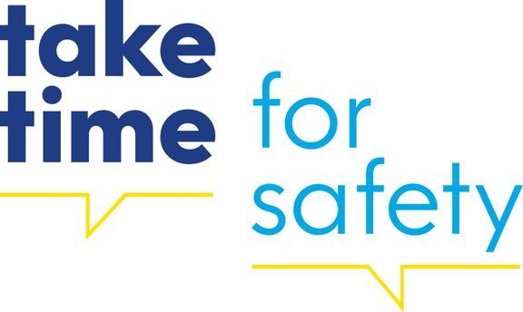 Take time for safety logo