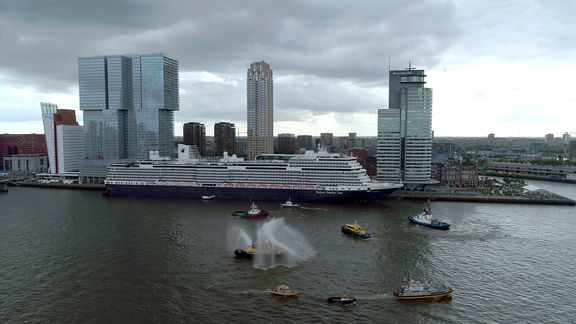 Vlootschouw van de ms Rotterdam VII