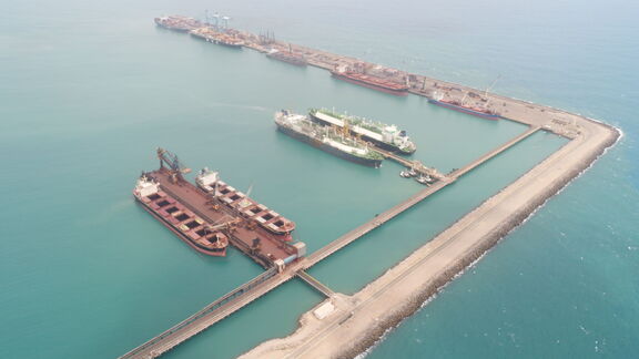 Luchtfoto haven van Pecém