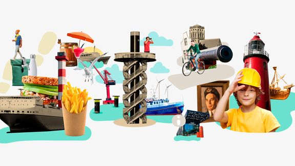 Illustraties van verschillende havenuitjes