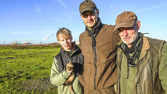 3 generaties Michael, zijn zoon en zijn vader