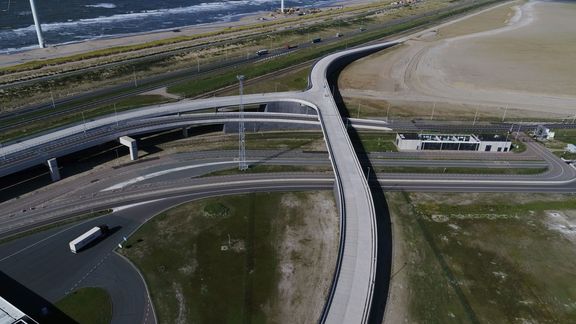 Container Exchange Route auf der Maasvlakte 2