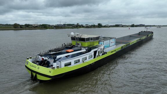 De H2 Barge 1. Foto: Future Proof Shipping