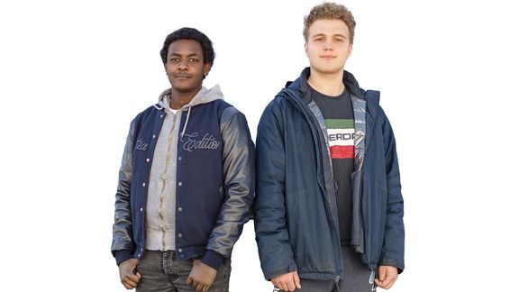 Mustafa en Diederik
