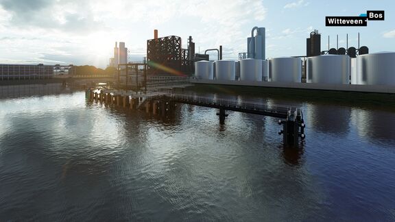 3D-render van Zeesteiger Wilmar van voren gezien