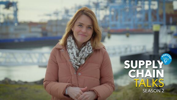 Sofie van den Enk in der Prinses Margriet Hafen