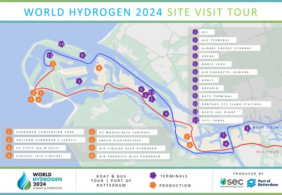 World Hydrogen 2024 site visit tour