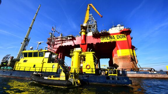 HEBO aan het werk op Maasvlakte 2. Foto Danny Cornelissen