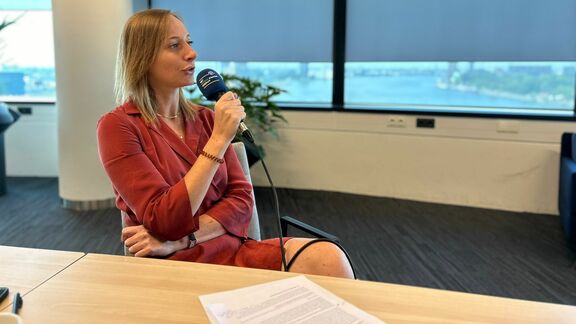 Refke Gunnewijk aan het woord in de podcast Met groene kracht vooruit