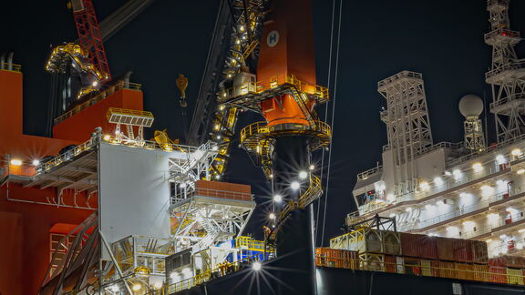 Fotografen im Hafen