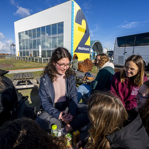 Scholieren bij FutureLand