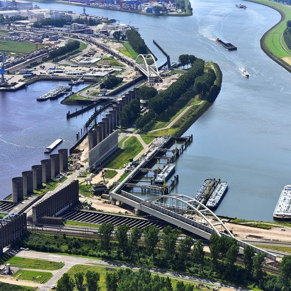 Theemsweg-Trasse Hafen Rotterdam