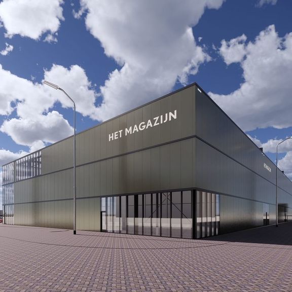 Het magazijn artist impression