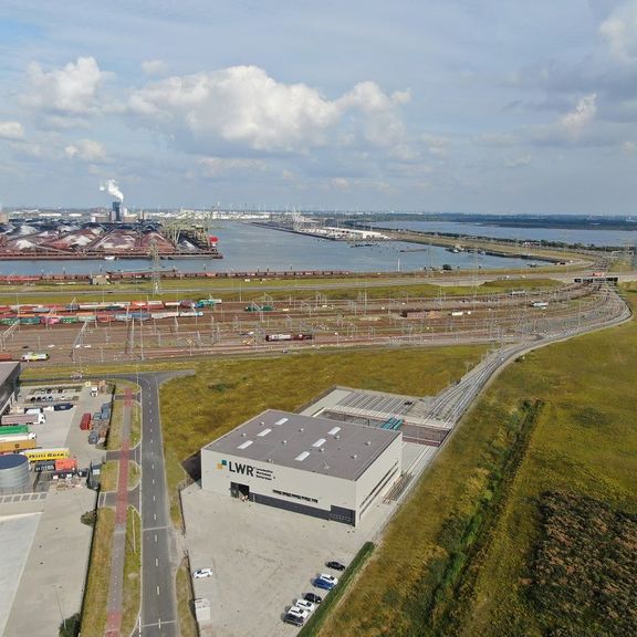 De locomotief werkplaats in Rotterdam