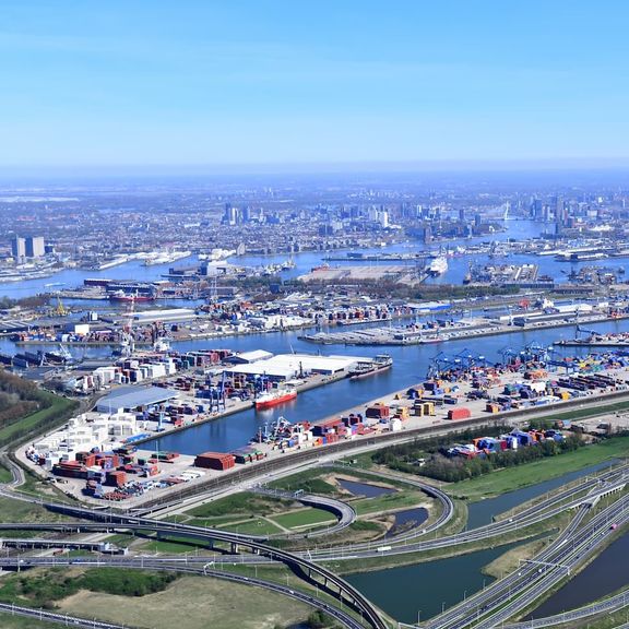 Eemhaven Waalhaven Stad Schepen Containers