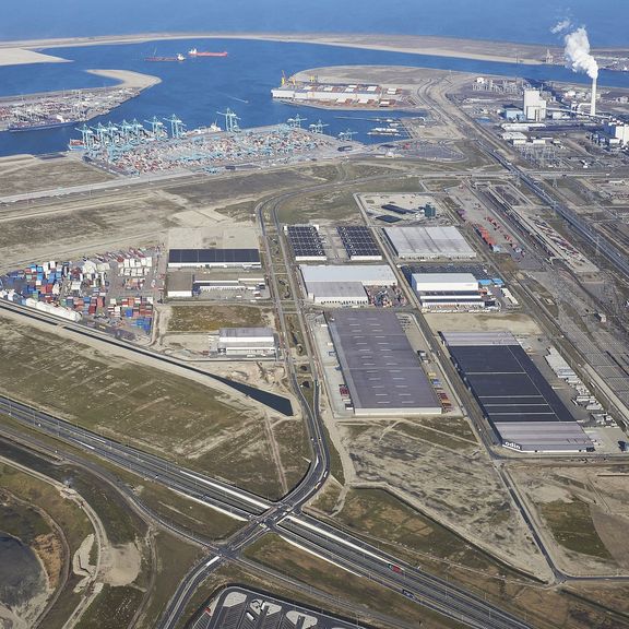 Maasvlakte 2的顶视图