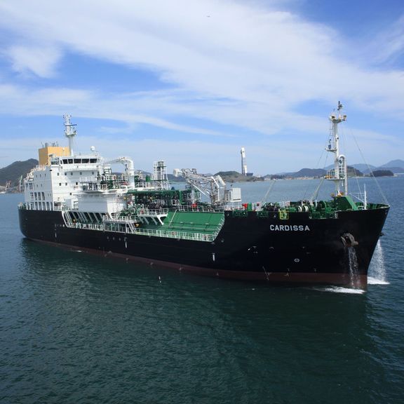 LNG bunkerschip Cardissa van Shell