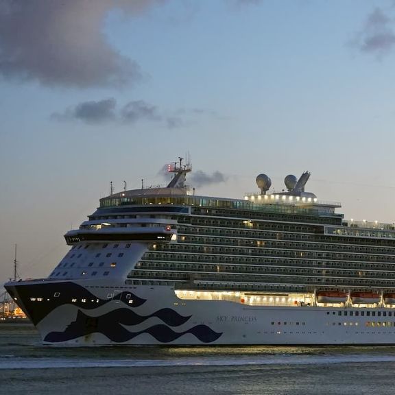 Sky Princess arrives in Rotterdam