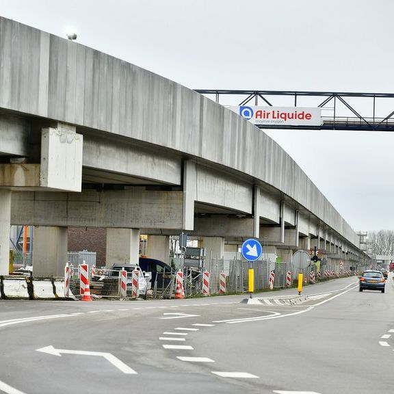 Theemswegtracé betonnen viaduct 