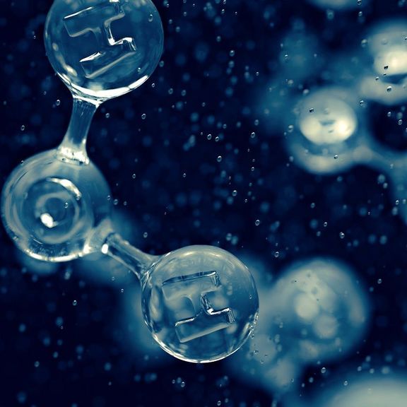 Waterstof moleculen