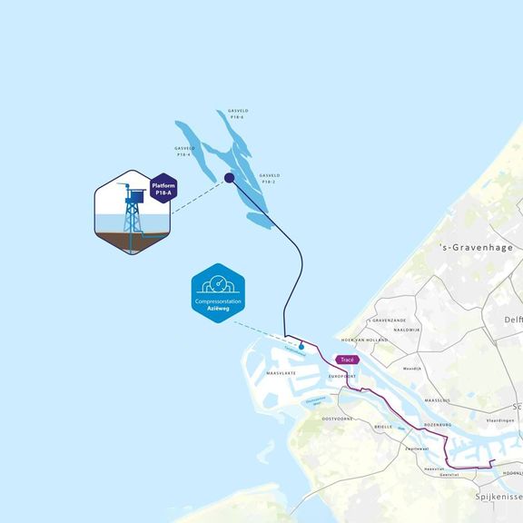 Infographic CO2 opslag onder de Noordzee