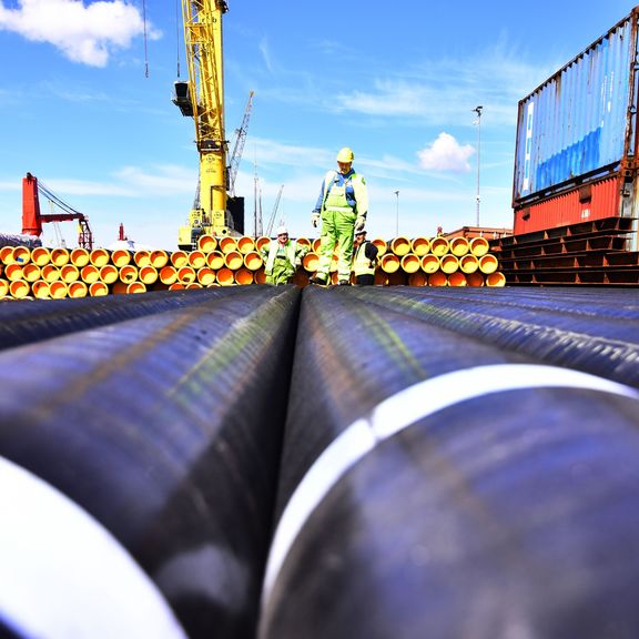 Breakbulk cargo in the port